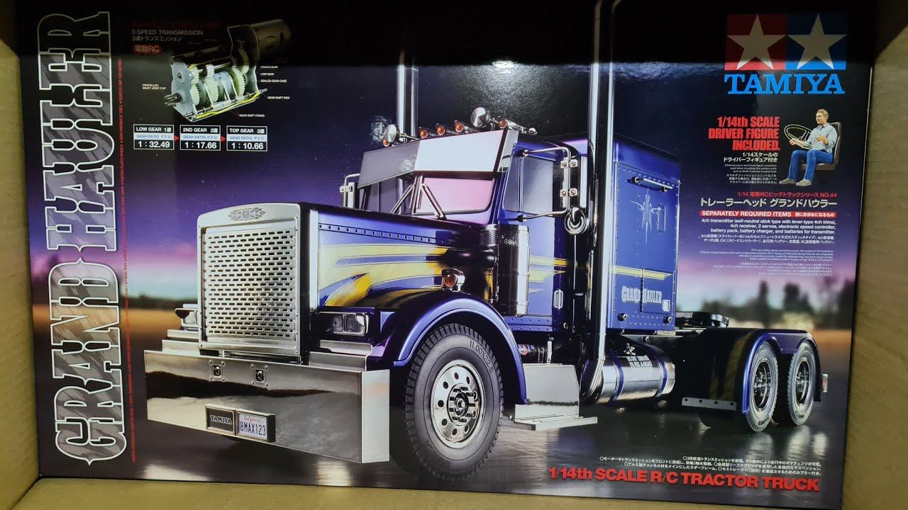 Распаковка и первый взгляд на комплектующие. #tamiya 56344 #grandhauler