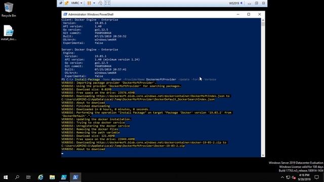 Atualizando Docker no Windows Server смотреть онлайн