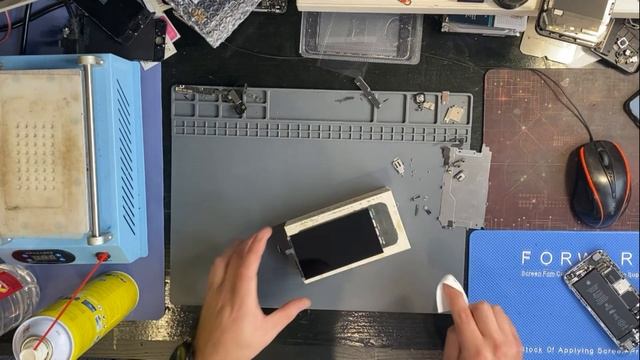 замена стекла iphone 6 only glass replacement full process смотреть онлайн