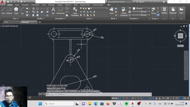 AUTOCAD 2D LATIHAN 4 смотреть онлайн