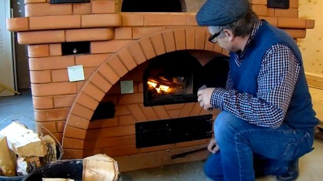 Русская печь В.В.Селивана #2. Вывод печи на рабочий режим. смотреть онлайн