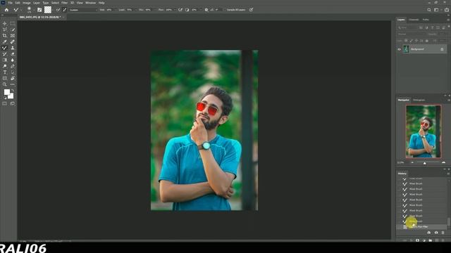 Outdoor Retouching Image With Camera Raw Color Editing In Photoshop cc смотреть онлайн