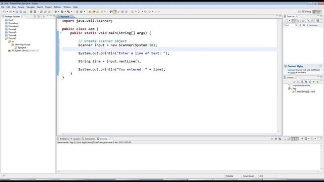 11.Java tutorial - Getting User Input - java scanner смотреть онлайн