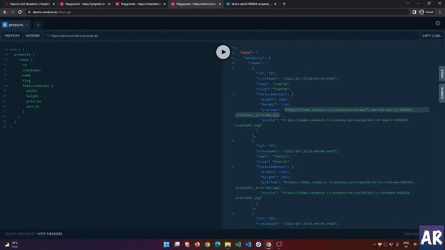 02 - Running basic queries inside GraphQL playground смотреть онлайн