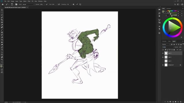 GOBLIN - character doodle / character design by Kenneth Anderson смотреть онлайн