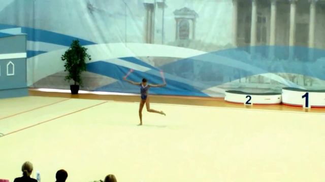 Анастасия Лущ. 2005 г.р. Буревестник-2017. Булавы.