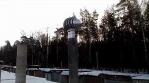 Установка Турбодефлектора на трубу вытяжки из погреба гаража