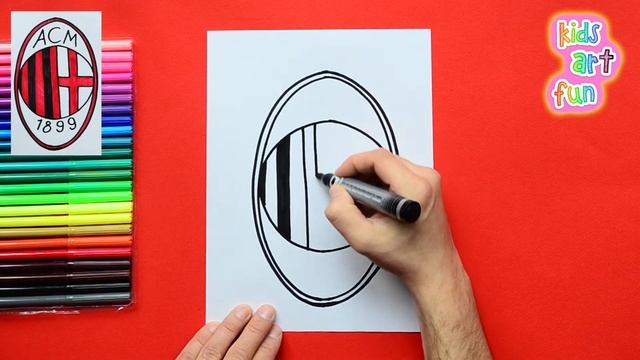 How to draw AC Milan Logo смотреть онлайн