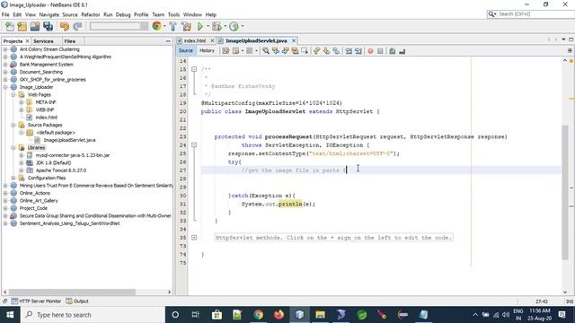 How to upload image into the database using JSP | SERVLET in JAVA смотреть онлайн
