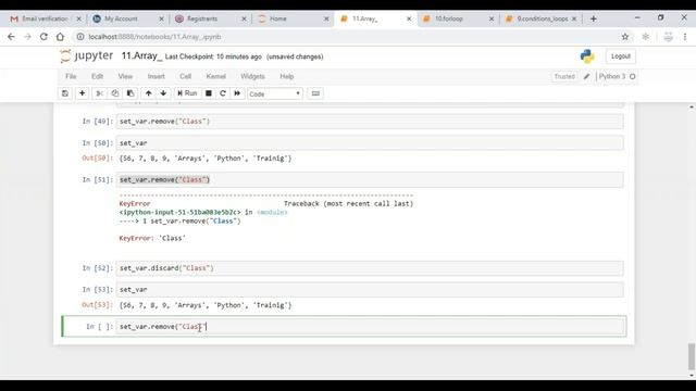 12 Arrays Tuple sets - Python by VADLAN смотреть онлайн