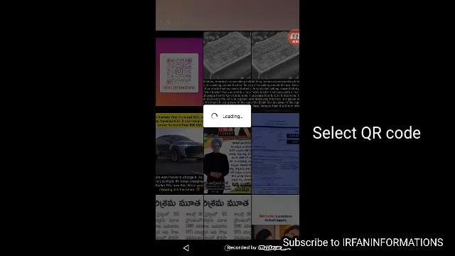 HOW TO SCAN INSTAGRAM QR CODE TO FOLLOW||INSTAGRAM ||TECHNOLOGY || IRFANINFORMATIONS смотреть онлайн