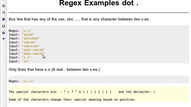 Beginner Perl Maven tutorial: 8.6 - match any character смотреть онлайн