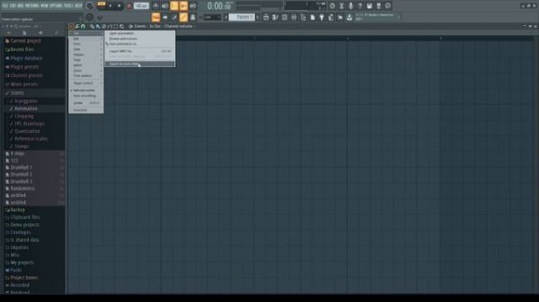 21. FL Studio. Редактор событий