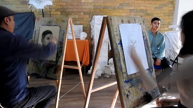 Рисунок с натуры. Художественная студия "Сейталиев Арт" смотреть онлайн