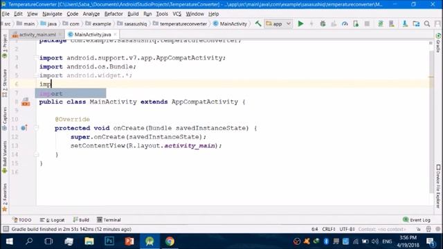 Temperature Converter App | Android App Development video # 05 смотреть онлайн