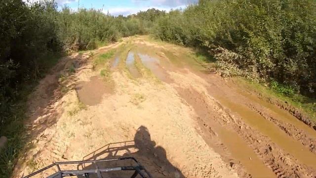 Взял друга на покатушку. Колесо разбортировалось прямо в лесу... смотреть онлайн