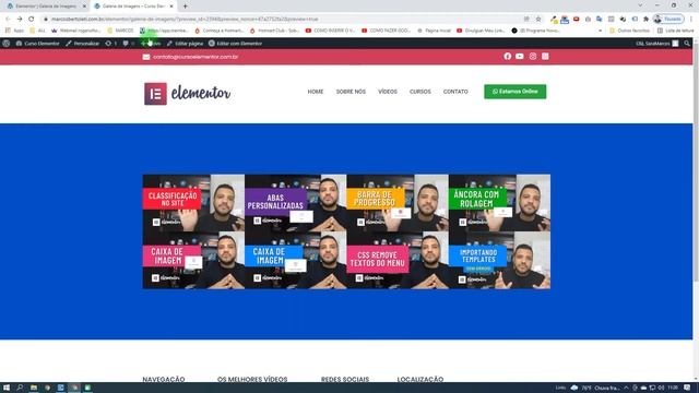 Curso de Elementor - Galeria de Imagens com Lightbox | Curso de Criação de Sites com Elementor смотреть онлайн