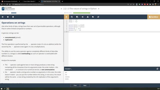 Python 2 Modul 2: String смотреть онлайн