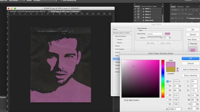RETRO POSTER PHOTOSHOP EFFECT. Actions