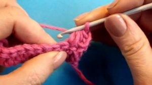 Пышный столбик с открытой вершиной Crochet puff stitch Вязание крючком Урок 321