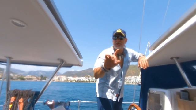 Goodbue Marmaris! Выход из Мармарис - Заправка Яхты - Подводная Рыбалка - Кругосветное Путешествие смотреть онлайн