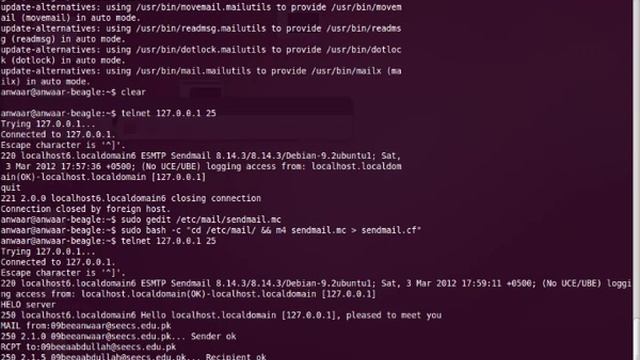 How to Configure SMTP server using SENDMAIL (VodCast) -- Ubuntu OS смотреть онлайн