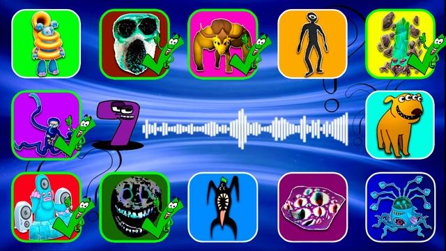 Guess the MONSTER'S VOICE ( garten of banban 4 , my singing monsters, roblox doors ) смотреть онлайн