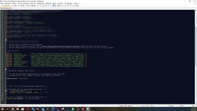 ? Wie man WordPress Security Keys ? und Salts ? generiert und ändert ? смотреть онлайн