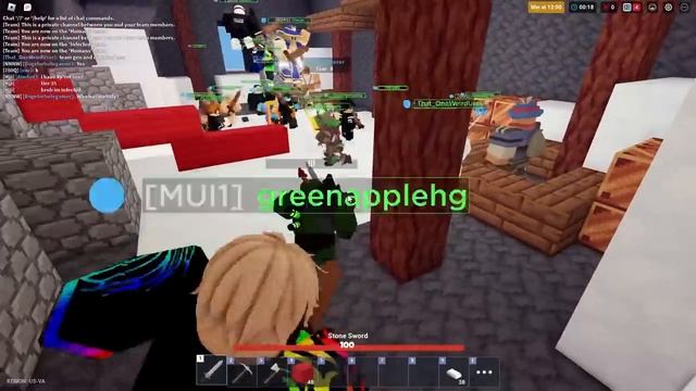 I disguised better than Tanqr and its free - Roblox Bedwars смотреть онлайн