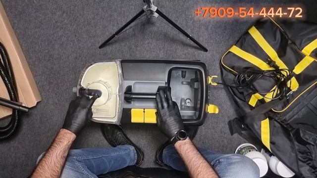 Karcher Puzzi 10/1 ( Керхер ) обзор и комплектация сумки для аренды смотреть онлайн