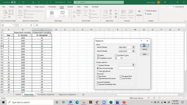 Week 5 Discussion: Correlation & Regression in MS Excel смотреть онлайн