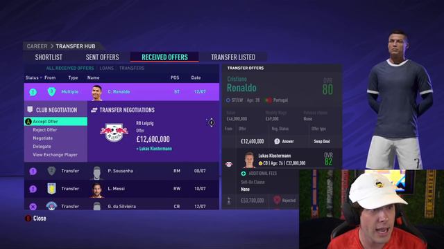MESSI vs. RONALDO... if they RESTARTED their Career's TODAY! смотреть онлайн