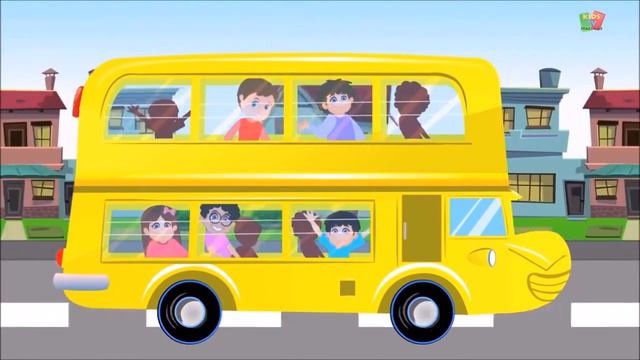 Песенка-мультик для детей. Колеса у автобуса крутятся! смотреть онлайн