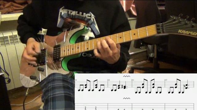 Judas Priest - Turbo Lover Guitar cover with tabs смотреть онлайн