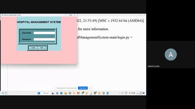 Advance Python Class 22: Project-Hospital Management System using Python смотреть онлайн