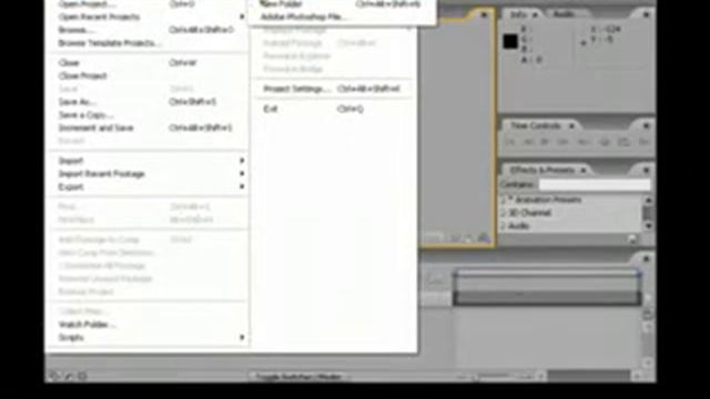 1.2 After Effects создание и сохранение проекта | Уроки danilidi.ru смотреть онлайн