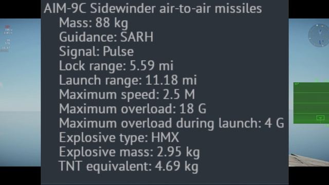 War Thunder Radar Guided AIM-9C [SARH TUTORIAL] смотреть онлайн