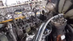 ремонт двигателя фронтального погрузчика. WP6G