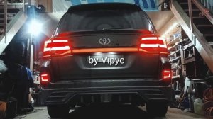 Замена штатных задних фонарей на тюннинговые Toyota Land Cruiser 200