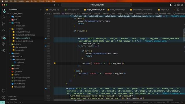 #11 Taxi Driver & User App: Node.js Express & MySQL - User Address API Management смотреть онлайн