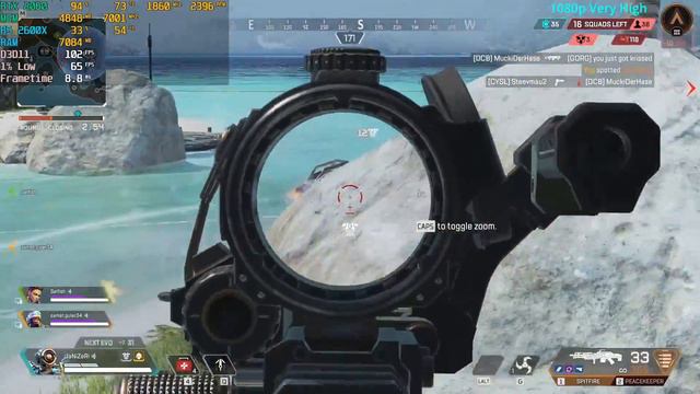 Apex legends RTX 2060 and ryzen 5 2600x very high 1080p settings fps test смотреть онлайн