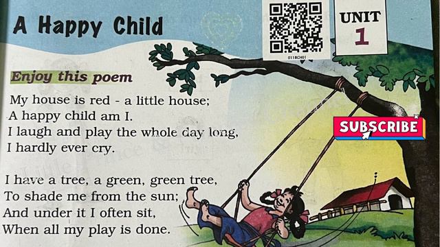 A Happy Child | Unit 1 | 1st Std |My House is red a little house English Rhymes with Lyrics|#nurser смотреть онлайн