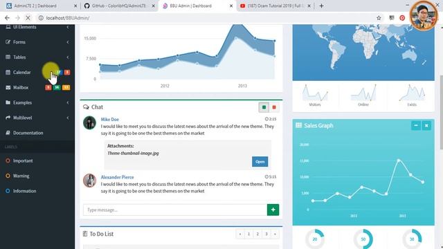 How to Edit Dashboard Admin LTE смотреть онлайн