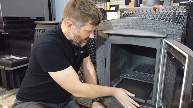 Не убиваемая печь для бани Атмосфера из чугуна и нержавеющей стали. смотреть онлайн