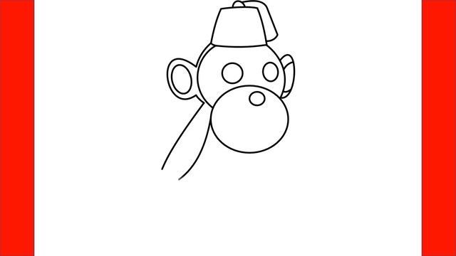 How To Draw Toy Monkey From Roblox Adopt Me - Step By Step Drawing смотреть онлайн
