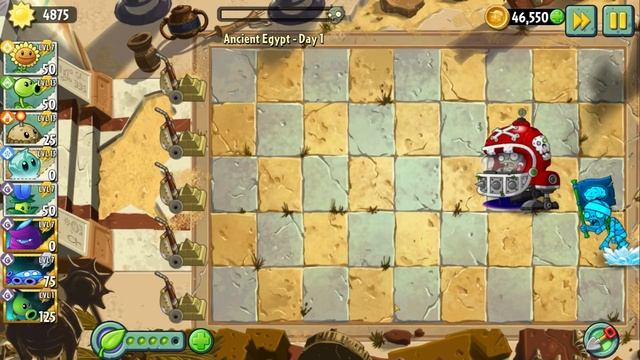 Обзор Теневого горохострела (Shadow Peashooter), растение из Plants vs Zombies 2 смотреть онлайн