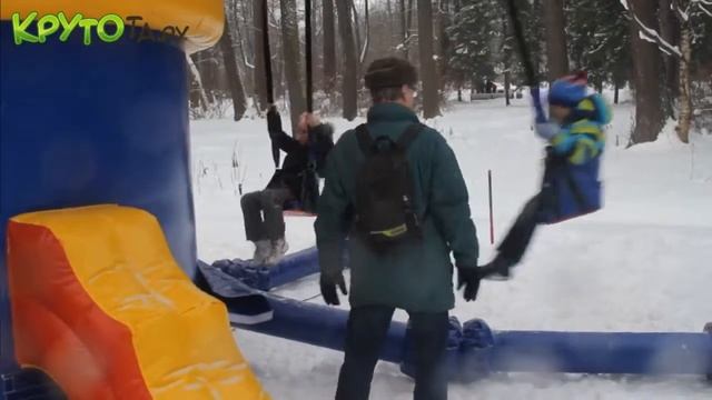 Надувные качели Самовар смотреть онлайн