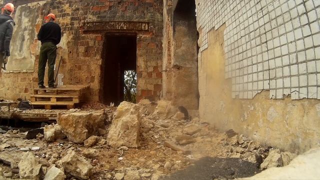 демонтаж мебельной фабрики/ бу кирпич часть 2