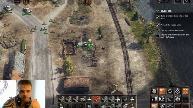 ИГРАЕМ ЗА ГЕРМАНИЮ ВО ВТОРОЙ МИРОВОЙ | Sudden Strike 4 | Обзор,Первый взгляд смотреть онлайн