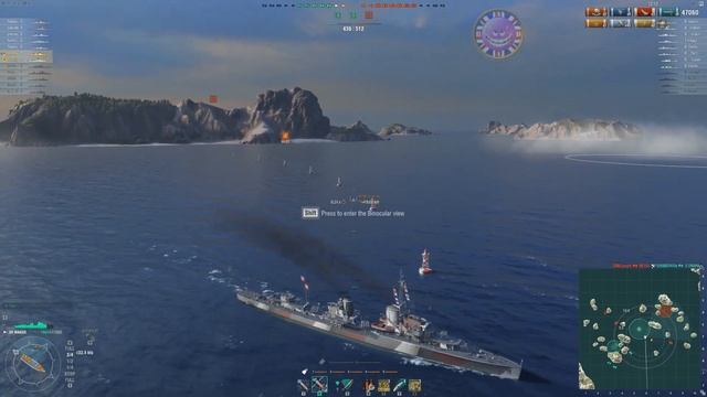 World of warships- Maas Tier 7 KM Destroyer смотреть онлайн